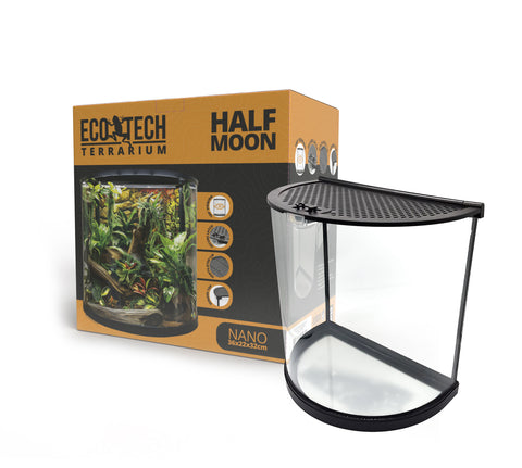 Eco Tech Crescent Shape Small Reptile Terrarium 36 x 32 x 22cm
