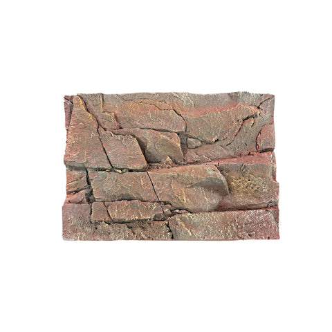 Eco Tech Background Rock Wall Red 58.5 x7 x 41.5cm