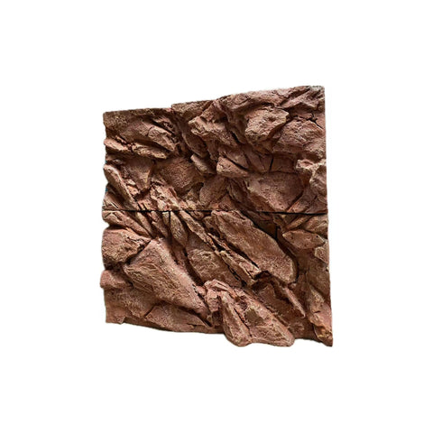 Eco Tech Background Shale Rock Brown 88.3 x 15 x 86cm (2 pieces)