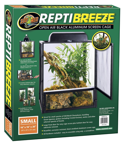 Zoo Med ReptiBreeze Aluminium Screen Cage 41 x 41 x 51cm