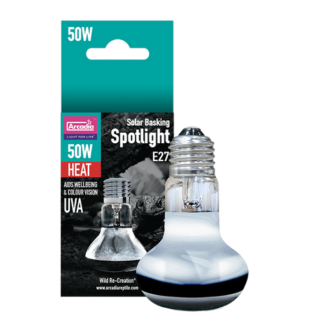 Arcadia Solar Basking Spotlight E27 50W