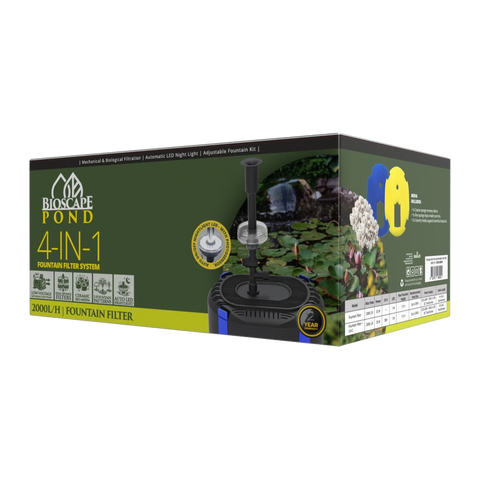 Bioscape - All in One Submersible Pond Filter 2000lph