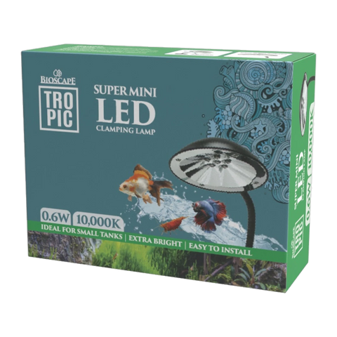 Bioscape Super Mini LED Clamp Lamp Black 0.6w