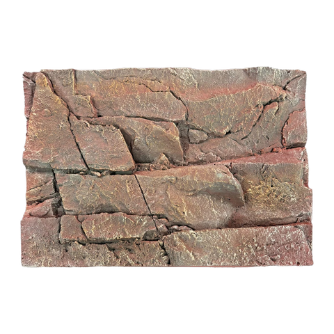 Eco Tech Background Rock Wall Red 58.5 x7 x 41.5cm
