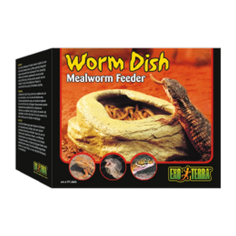 Exo Terra Worm Dish Mealworm Feeder