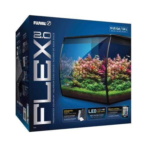 Fluval Flex Aquarium 2.0 34ltr Black