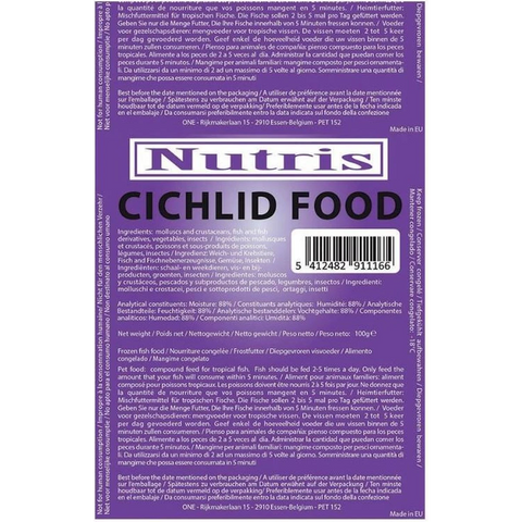 Nutris Cichlid Food 100g