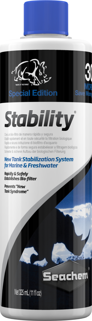 Seachem Stability Bonus Rhino +30% BONUS 325 mL