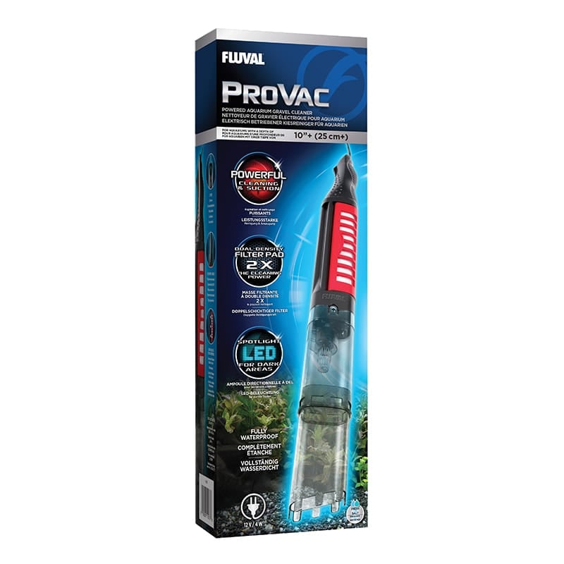 Fluval ProVac Powered Aquarium Gravel Cleaner packaging