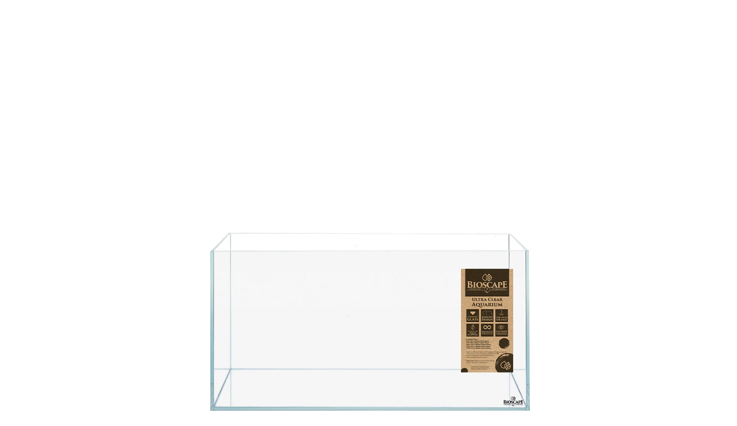 Bioscape 110 Ultra Clear Aquarium 61 x 41 x 45cm 8mm