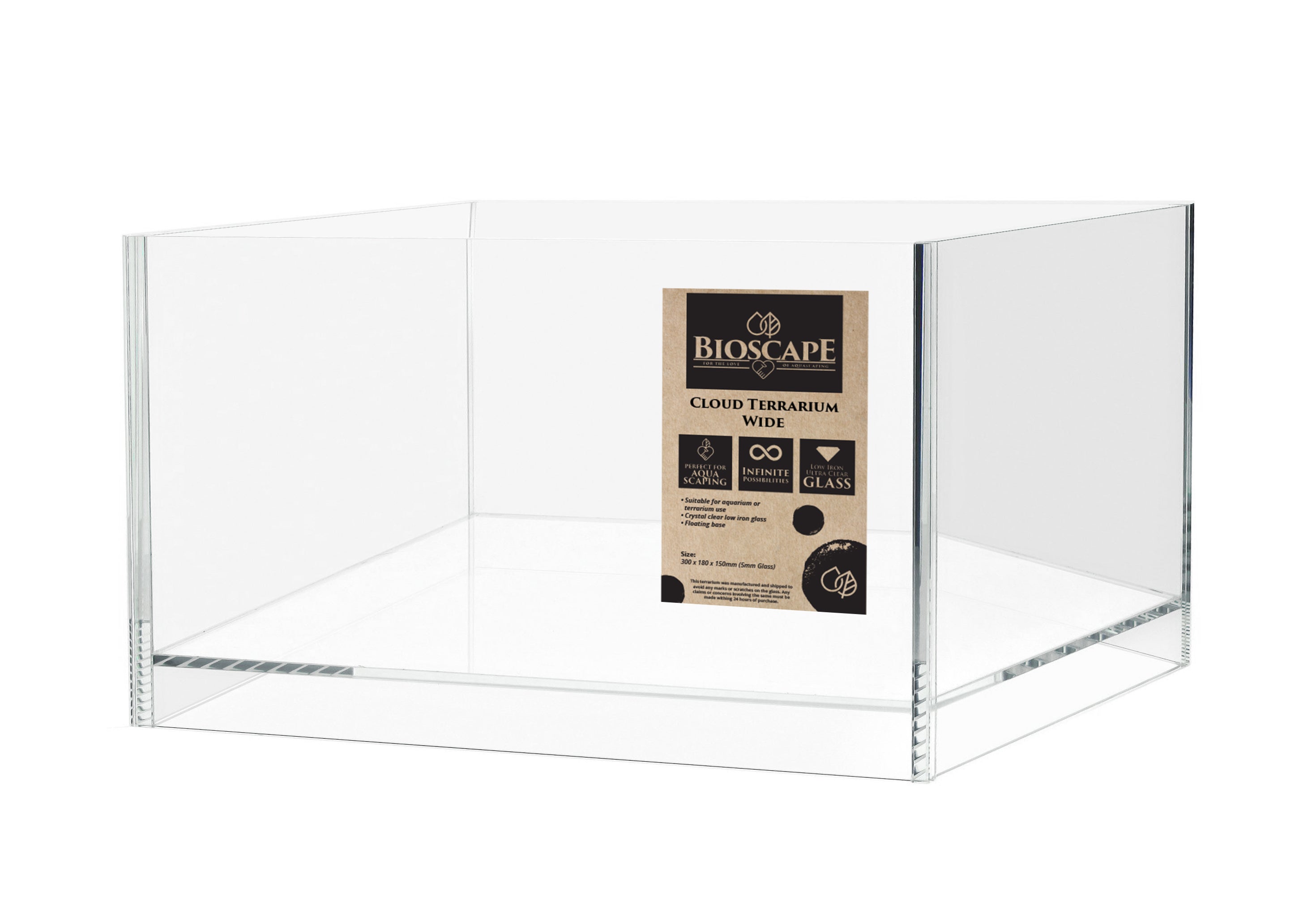 Bioscape Cloud Terrarium Wide Small 30 x 22 x 18cm