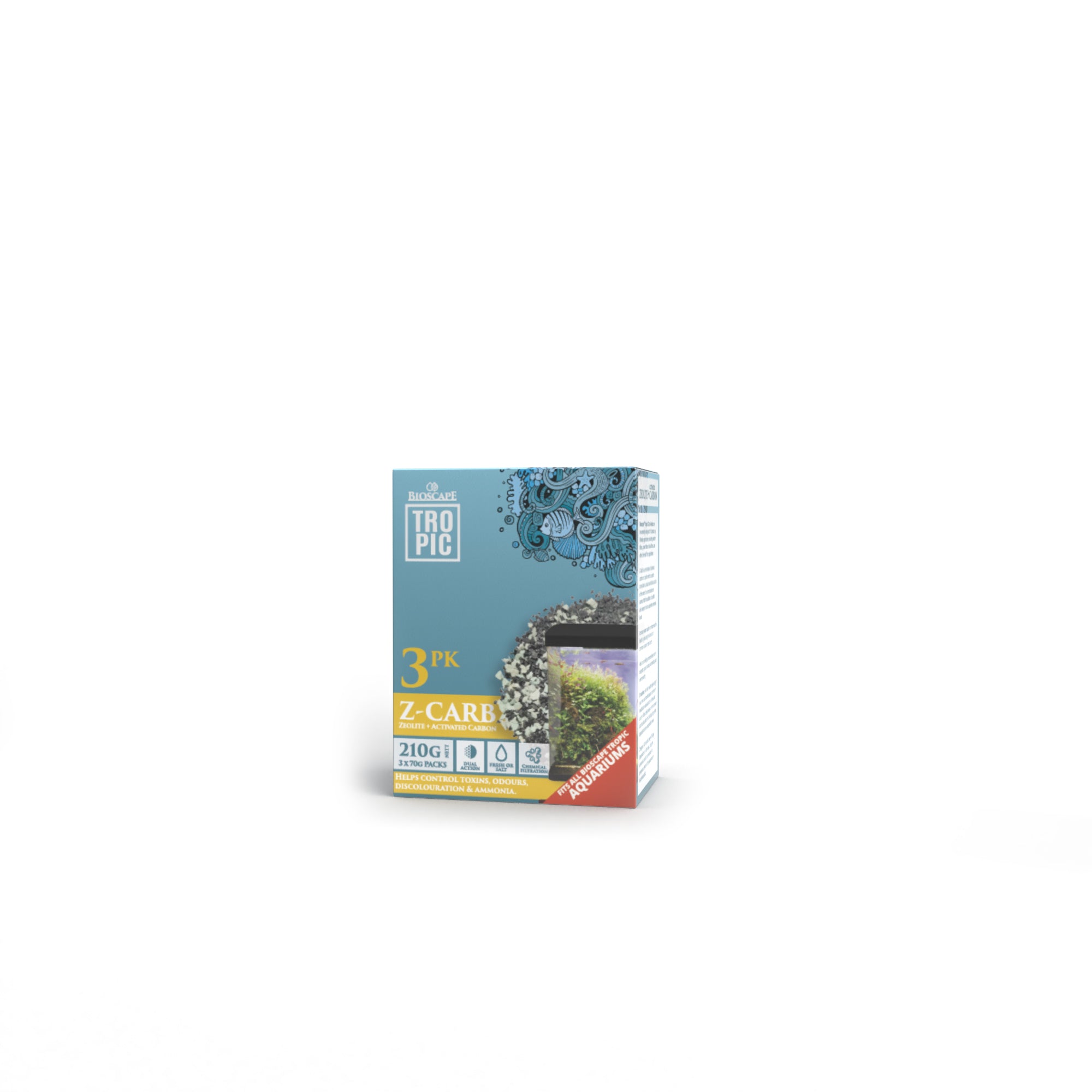 Bioscape Nano Replace Zeo/Carbon Cartridges 3 Pack