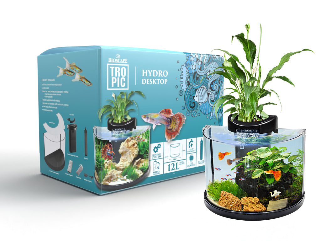 Bioscape Tropic Hydro Half Moon Tropical Aquarium Unit