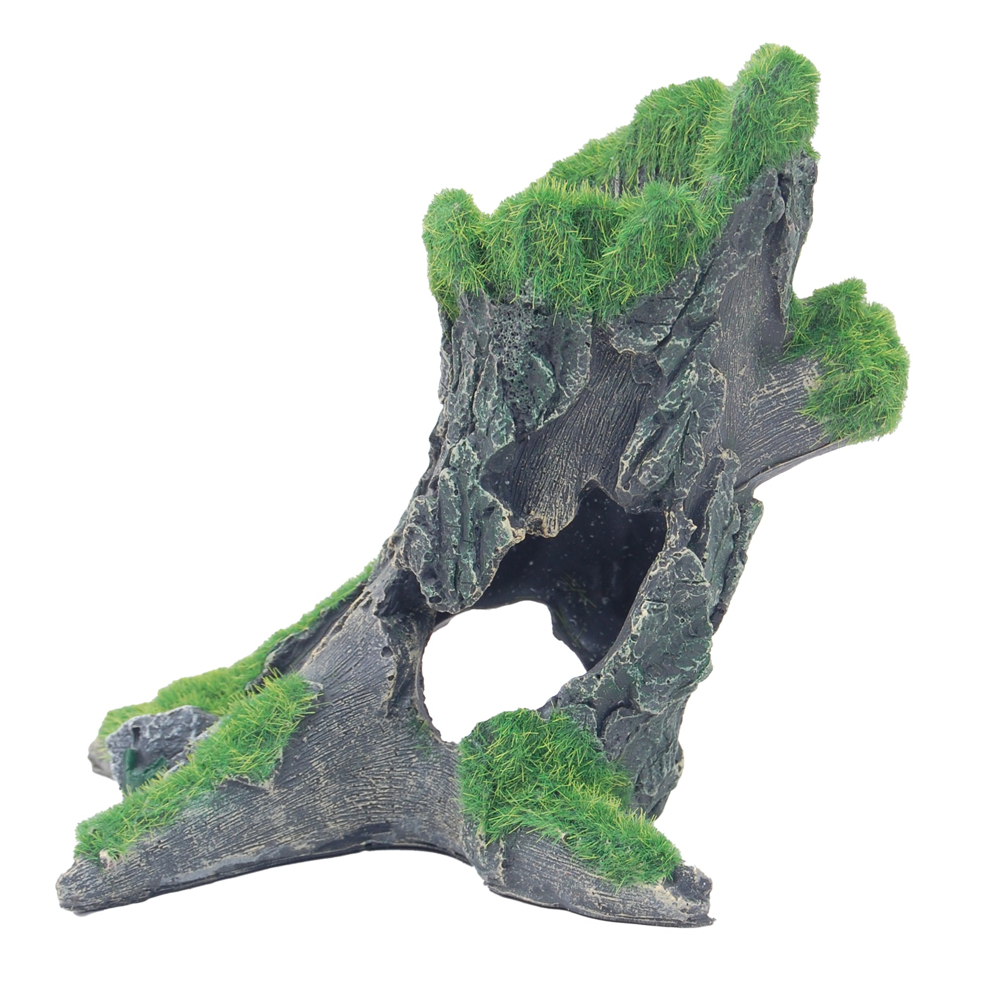 Bioscape Moss Leaning Tree Trunk 16 x 15 x 10cm