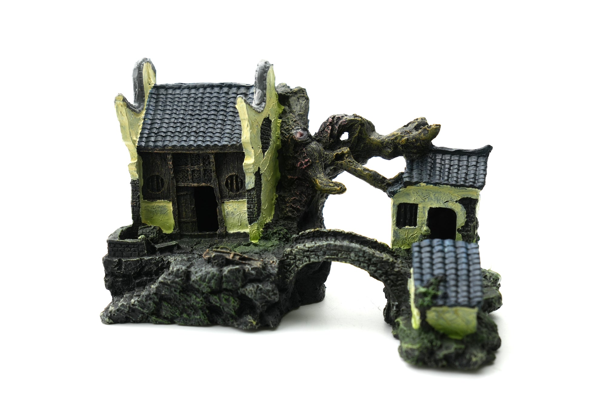 Bioscape Chinese Village with Bridge 20.5 x 13 x 12.5cm