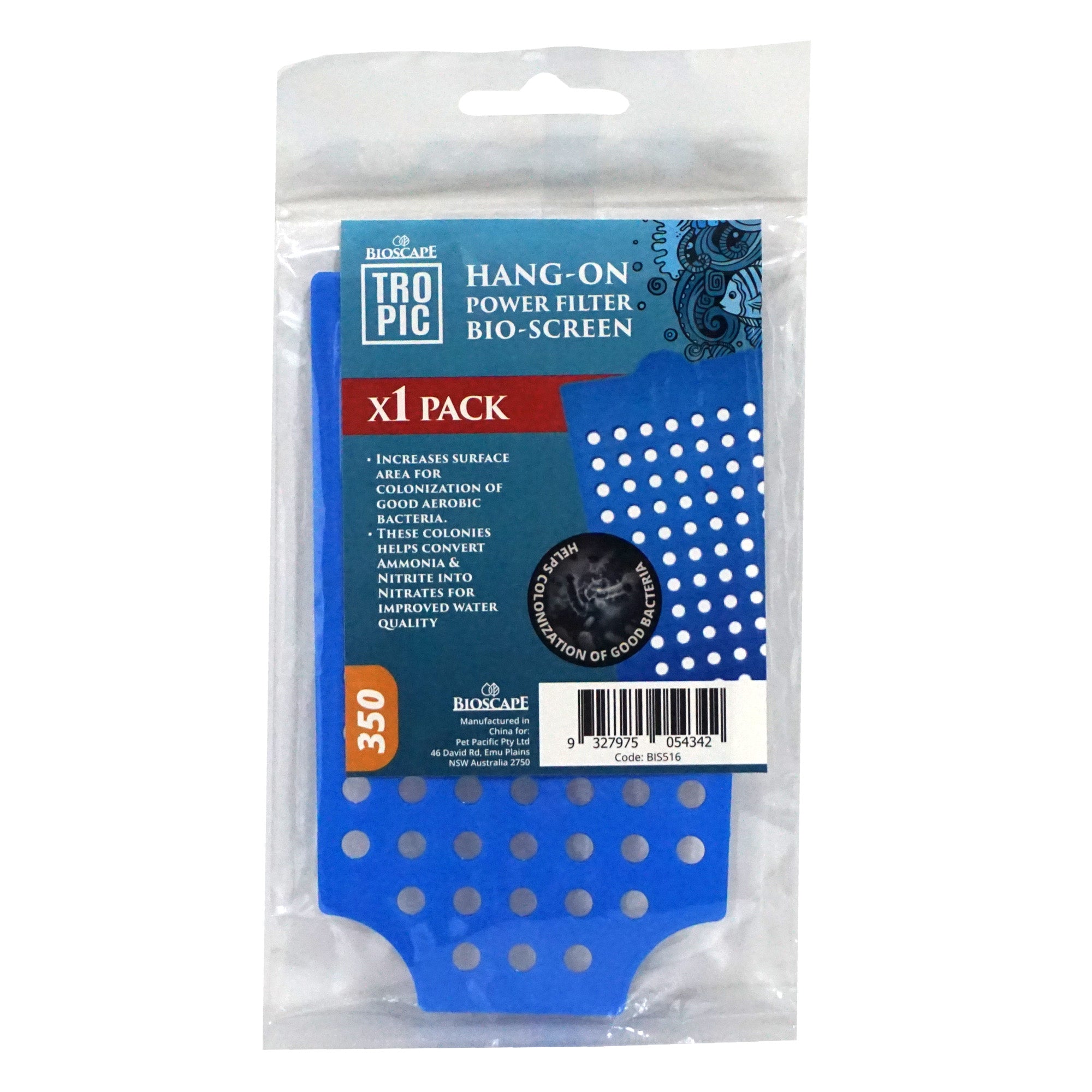 Bioscape Hang On Filter Bio screen suits S (1)