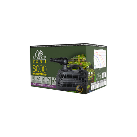 Bioscape Hi Lift Pond Pump 8000lph to 4mtrs
