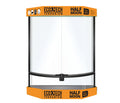 Eco Tech Half Moon Tall Terrarium 64 x 56 x 28cm