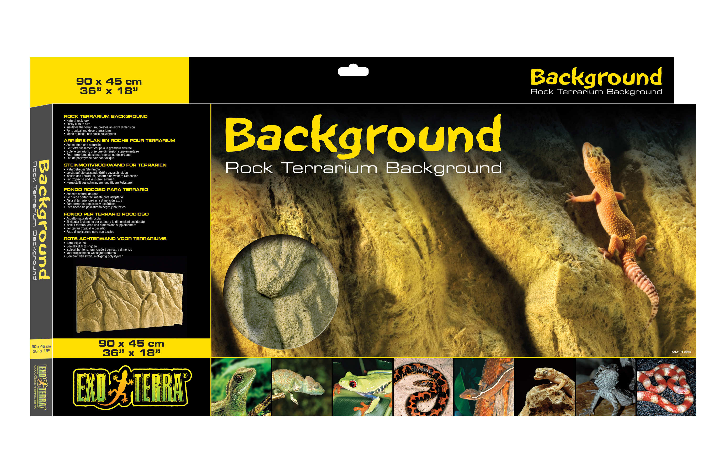 Exo Terra Rock Background 36 x 18" for EGT24