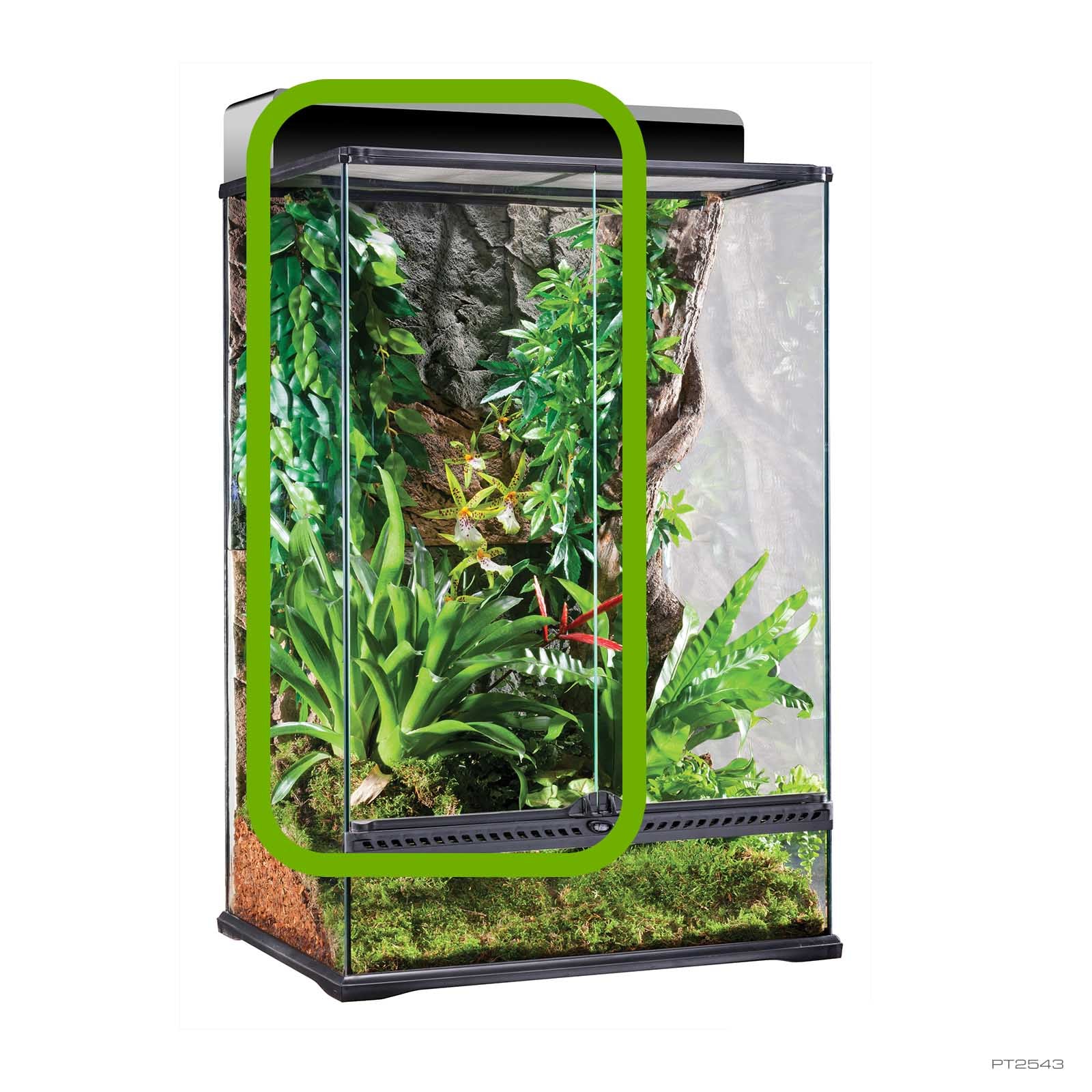 Exo Terra Medium Extra Tall All Glass Terrarium Left Hand Door Only