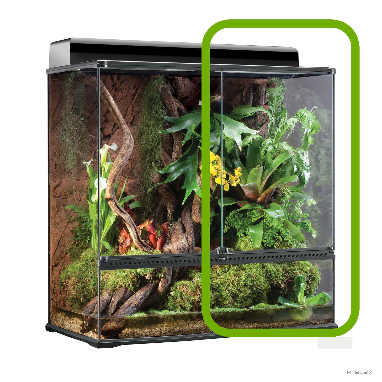 Exo Terra Large Extra Tall All Glass Terrarium Right Hand Door