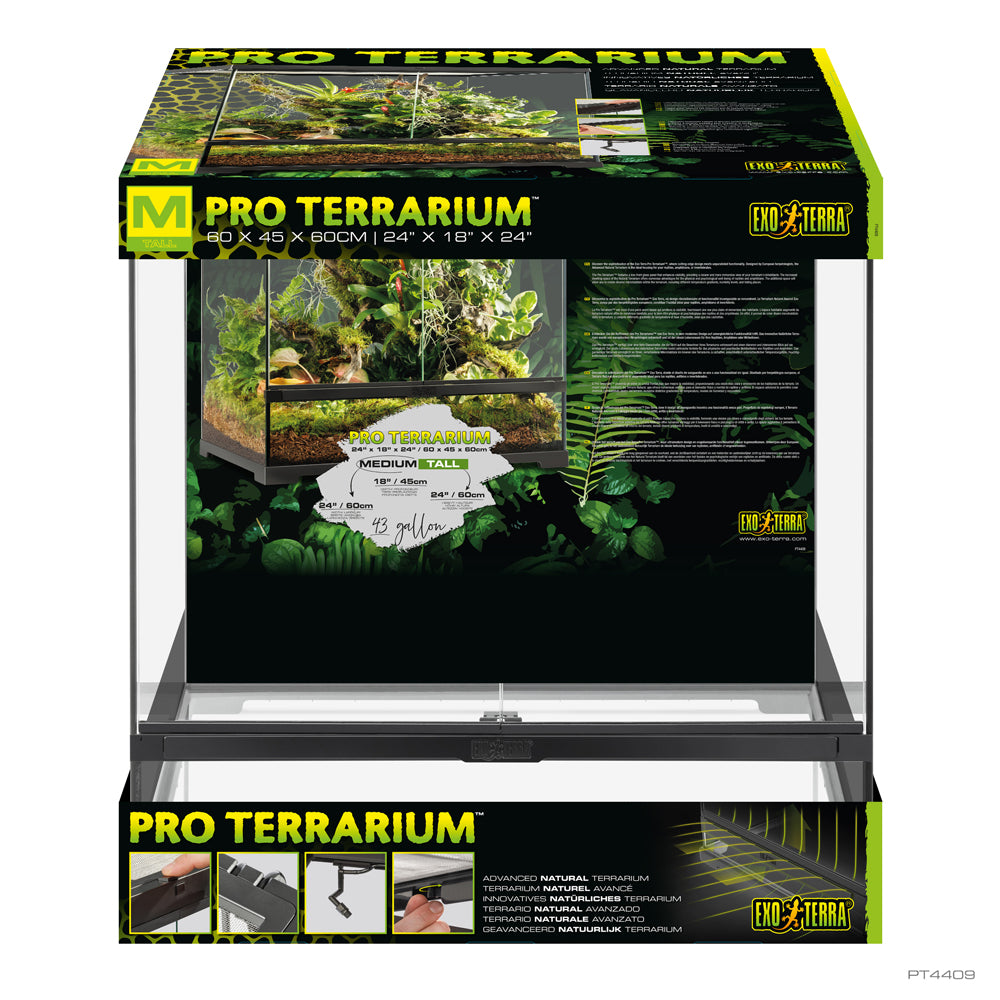 Exo Terra Pro Terrarium Medium / Tall 60 x 45 x 60cm