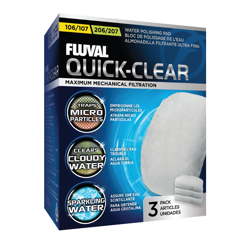 Fluval Polishing Pads Suits 106 206 107 207 3 Pack