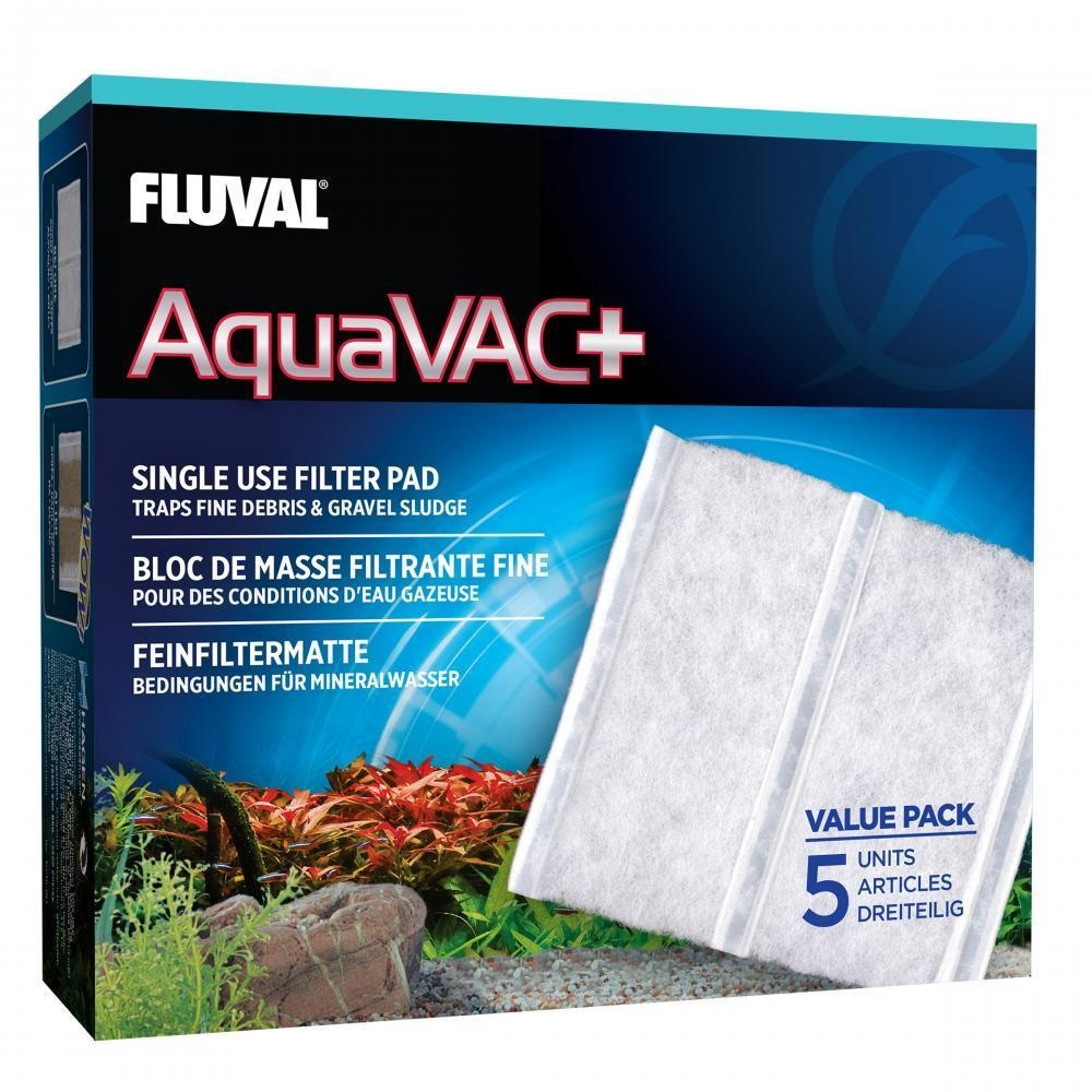 Fluval Aqua Vac Replace Filter Pad (5 Pack)