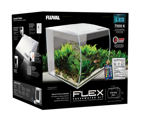 Fluval Flex Aquarium 34ltr White