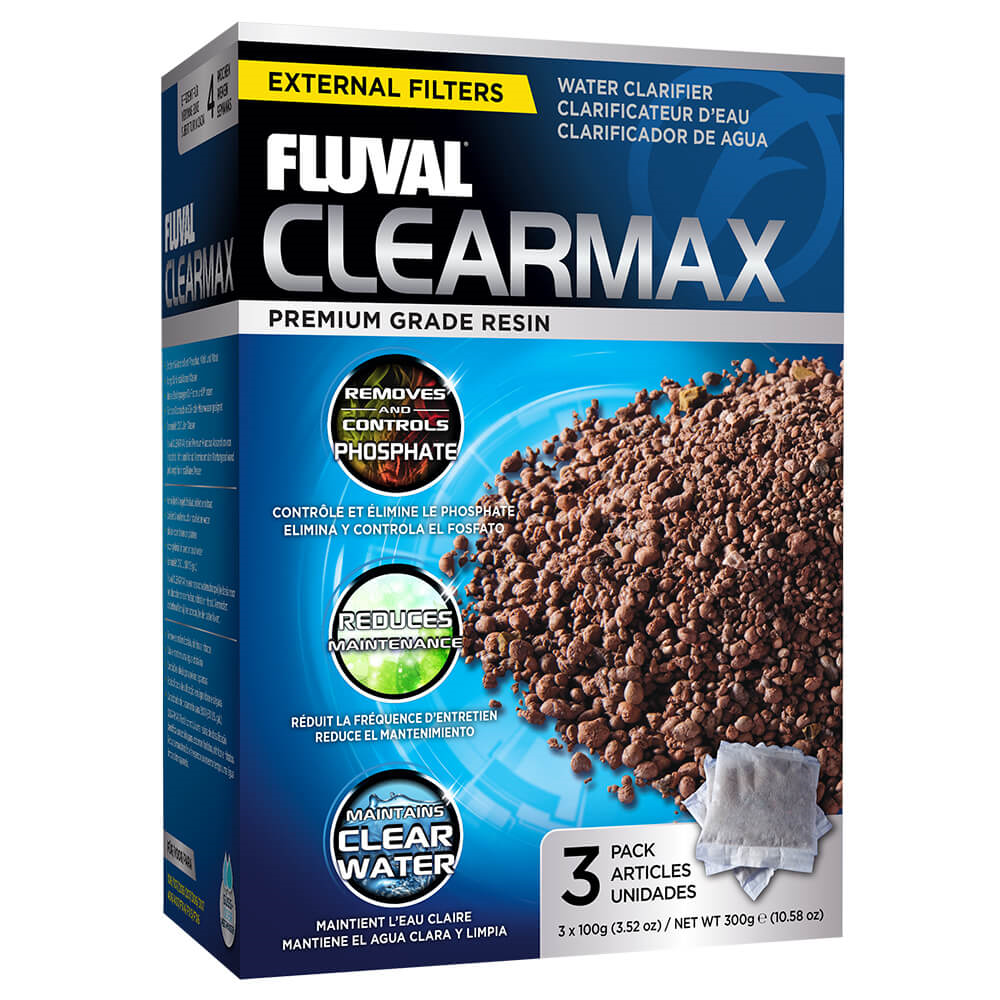 Fluval Clearmax Phosphate Resin Large 3 x100gm Pouches