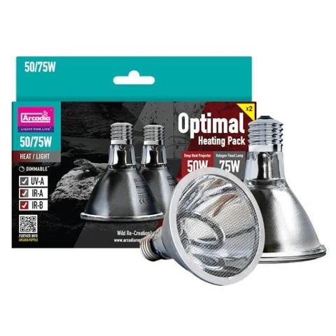 Arcadia Twin Pack DHP 50w + Halogen 75w PAR 30