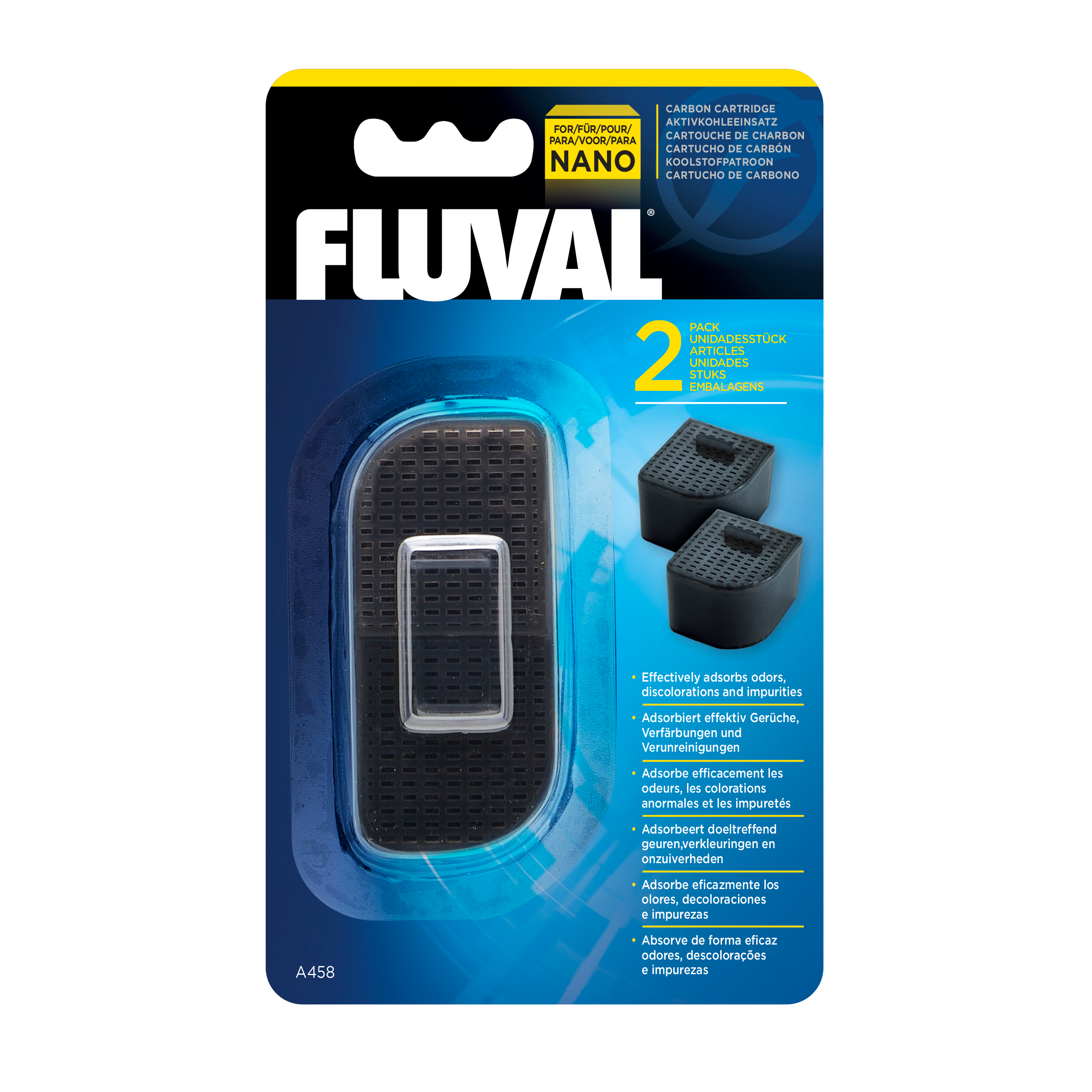 Fluval Nano Aquarium Filter Carbon Cartridge