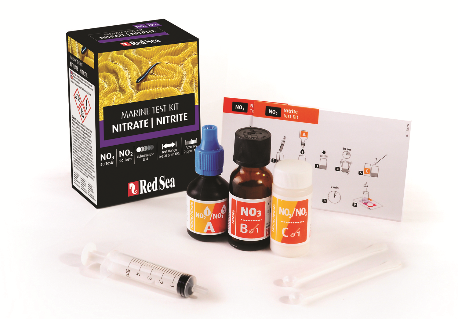 Red Sea Marine Care Nitrite/Nitrate Test 60/100 tests