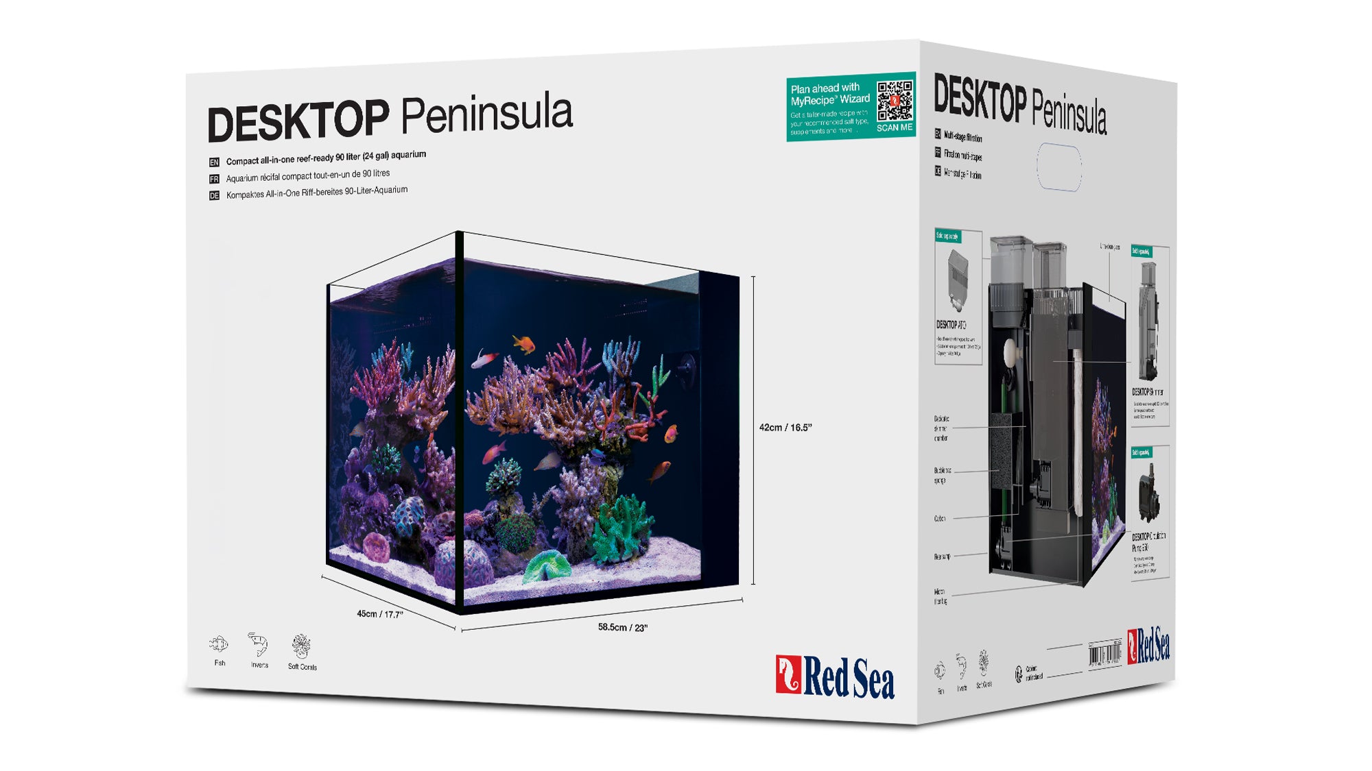 Red Sea Max Nano Peninsula G2 - excluding cabinet