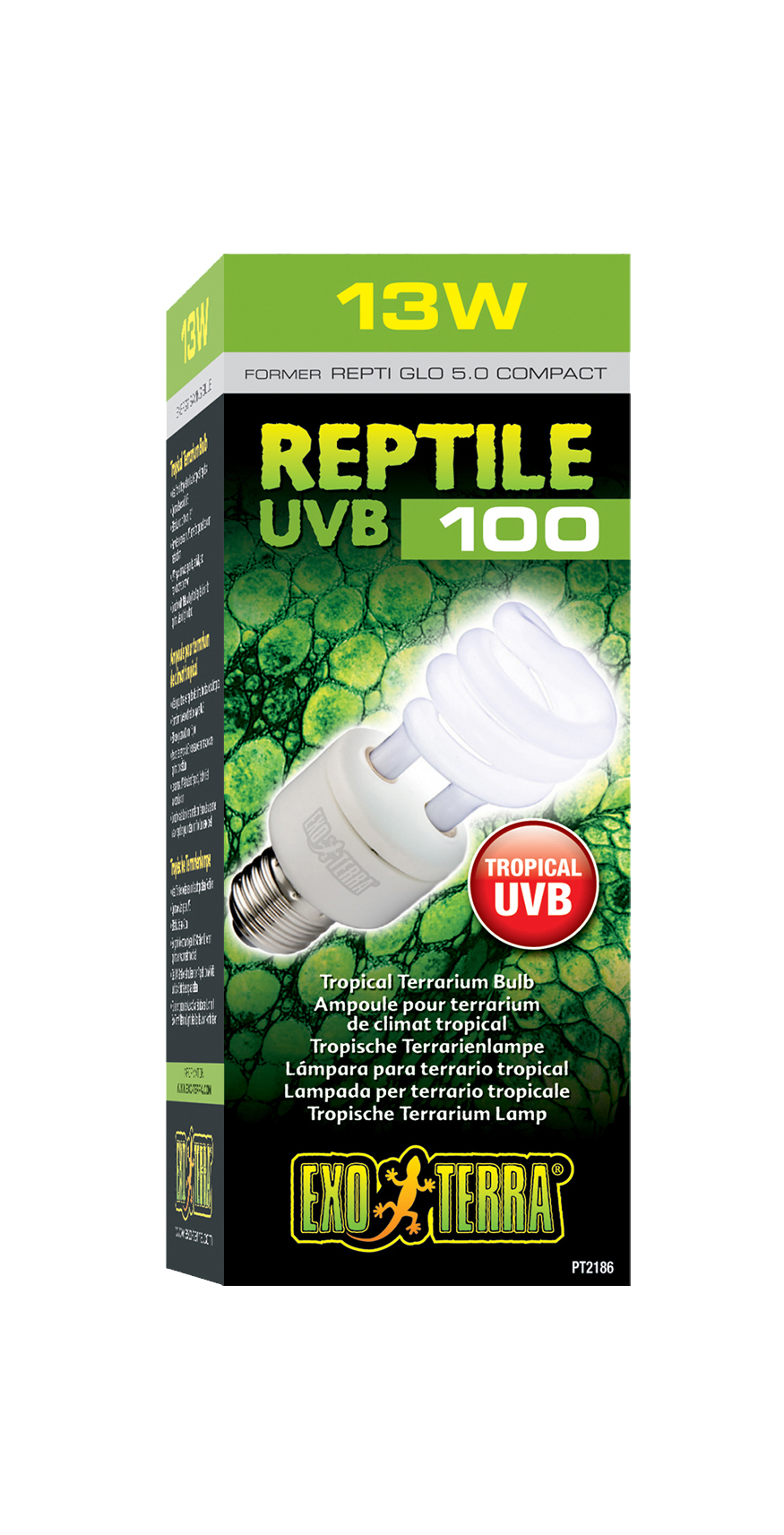 Exo Terra Reptile UVB100 13w Tropical Compact 5.0
