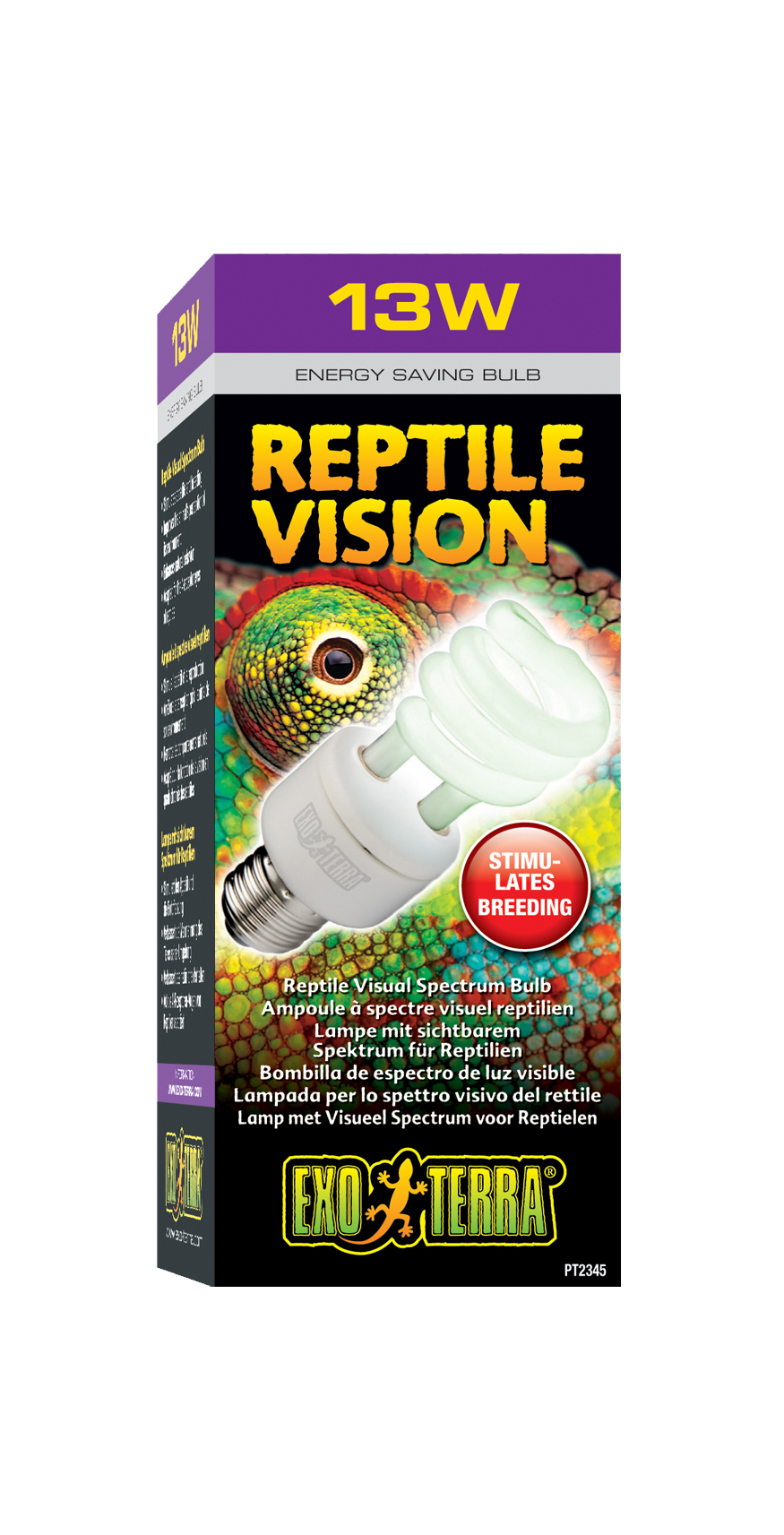 Exo Terra Reptile Vision Compact Fluoro Bulb 13w