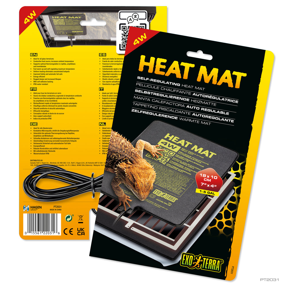 Exo Terra Self Regulating Heat Mat 18 x 10cm 4w