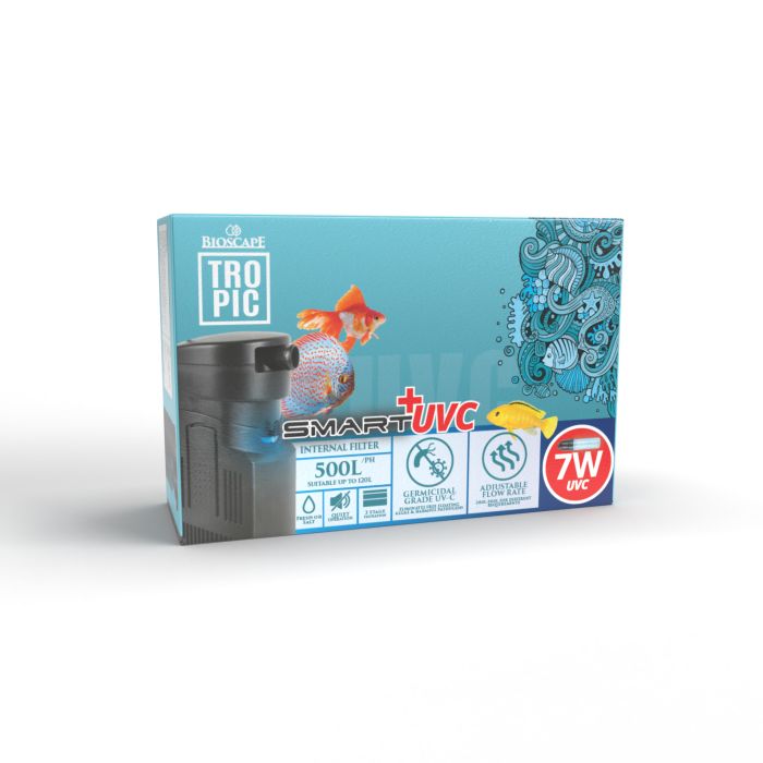 Bioscape Tropic Smart +UVC 7w Internal Filter 500lph