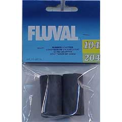 Fluval 104/105/106 & 204/205/206 Rubber Adaptor for Ribbed Hosing 2 Pack