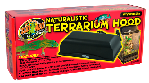 Zoo Med Naturalistic Terrarium Hood 12" 30cm