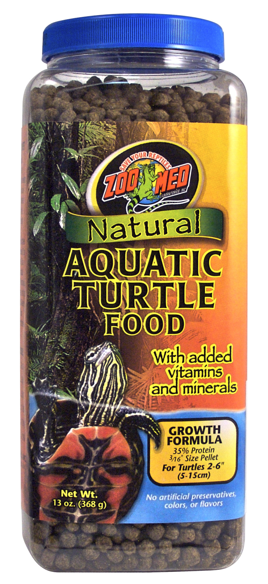 Zoo Med Aquatic Turtle Food Growth Formula 365gm