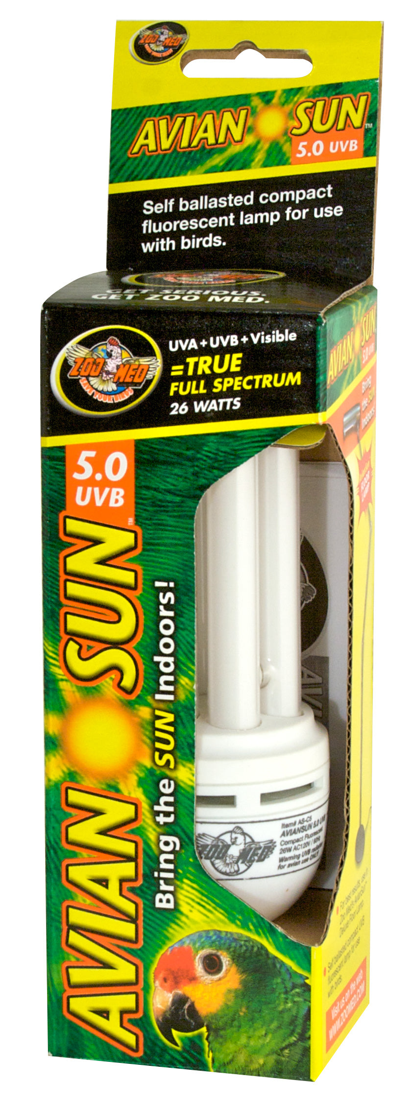 Zoo Med AvianSun 5.0 UVB Compact Fluorescent