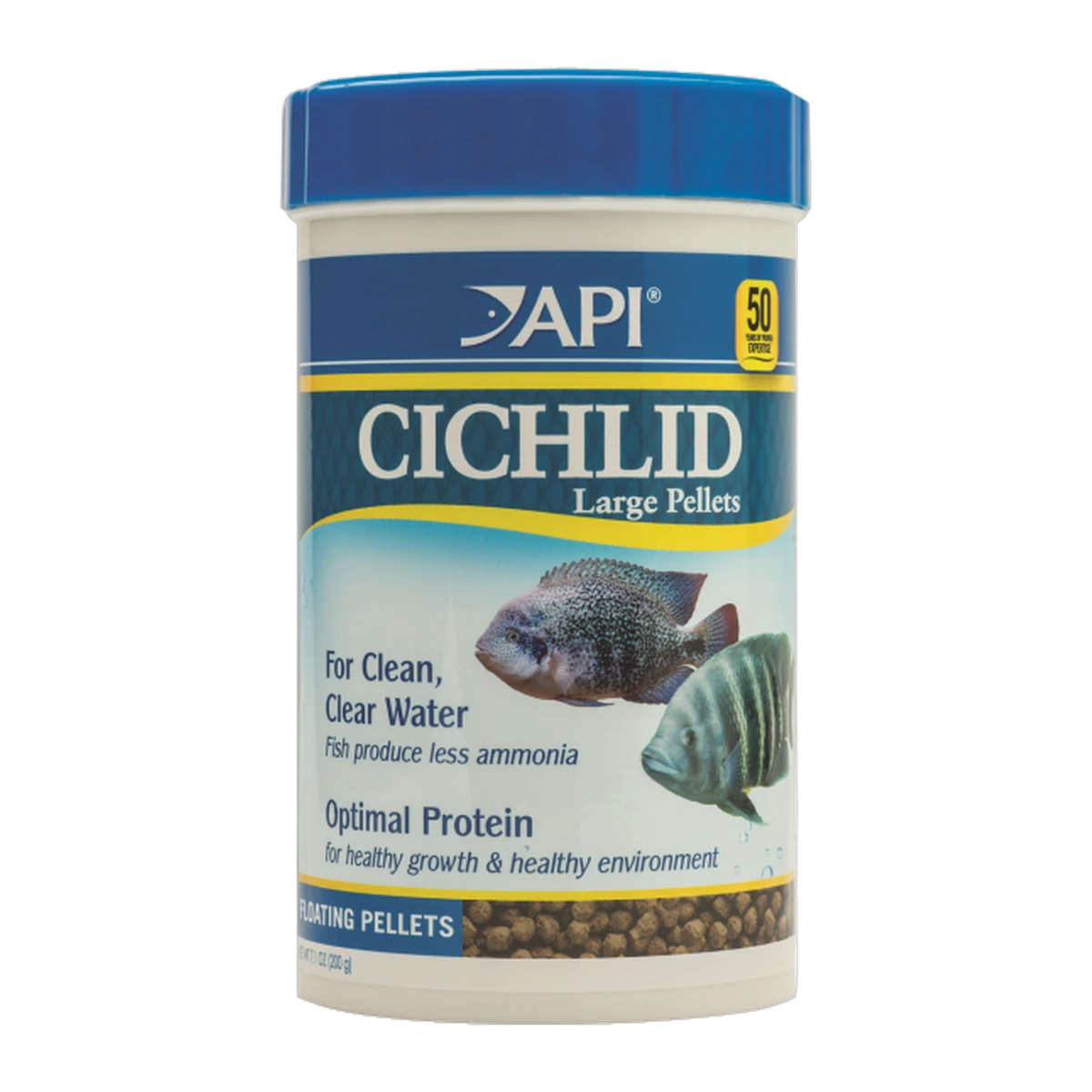 API Cichlid Pellets Large 200gm.
