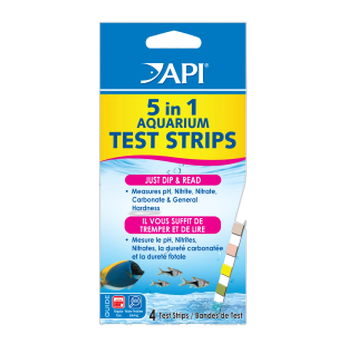 API Quick Testing Strips 5 in 1 - 4 pack