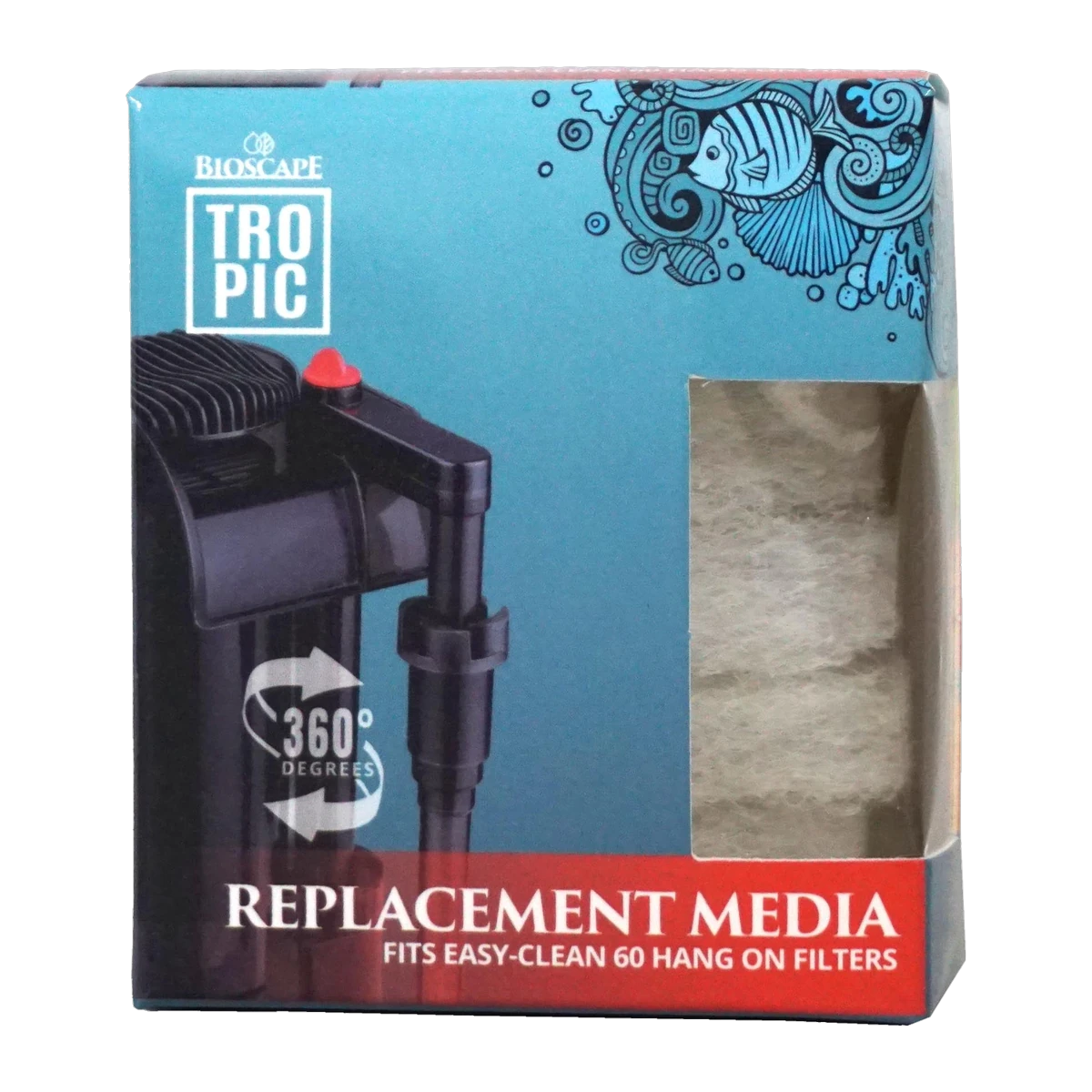 Bioscape 160L/h Hanging Filter Replacement Foam (6 Pack)
