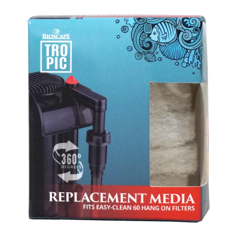 Bioscape 160L/h Hanging Filter Replacement Foam (6 Pack)