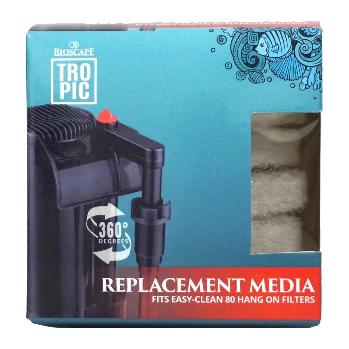 Bioscape 320L/h Hanging Filter Replacement Foam (6 Pack)