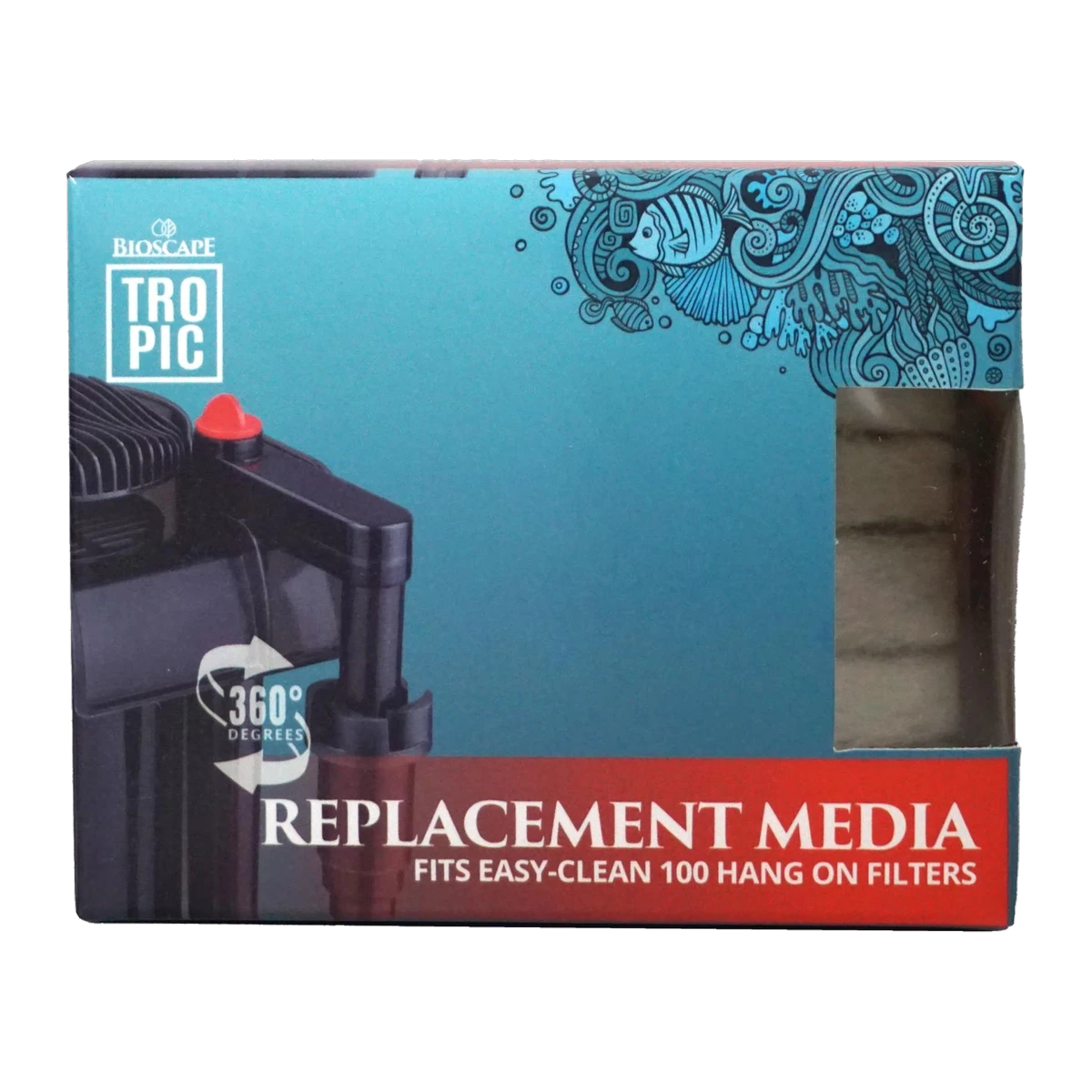 Bioscape 450L/h Hanging Filter Replacement Foam (6 Pack)