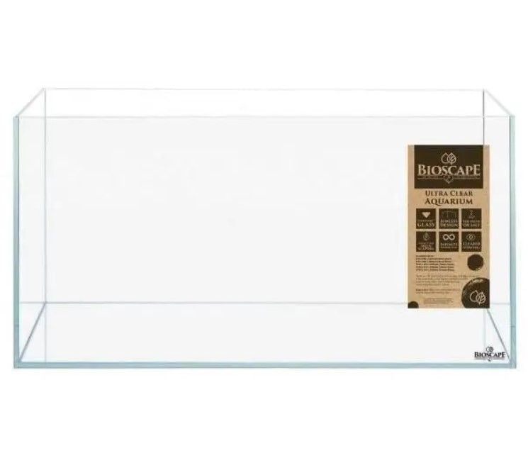 Bioscape 60cm Ultra Clear Glass Aquarium Tank - 63L