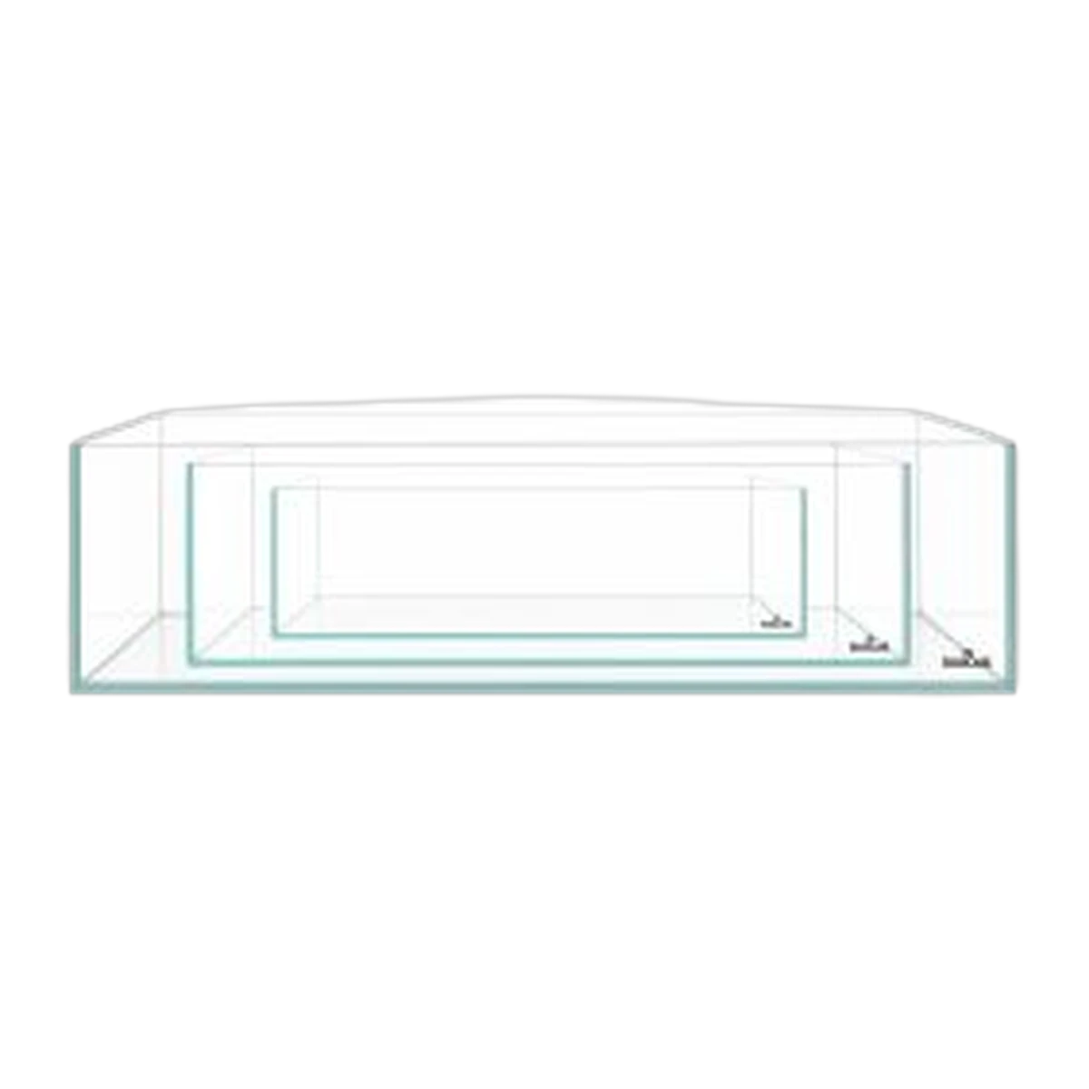 Bioscape Aquariums Nest of 3 Crystal Glass River Series Aquariums 60cm 90cm 120cm